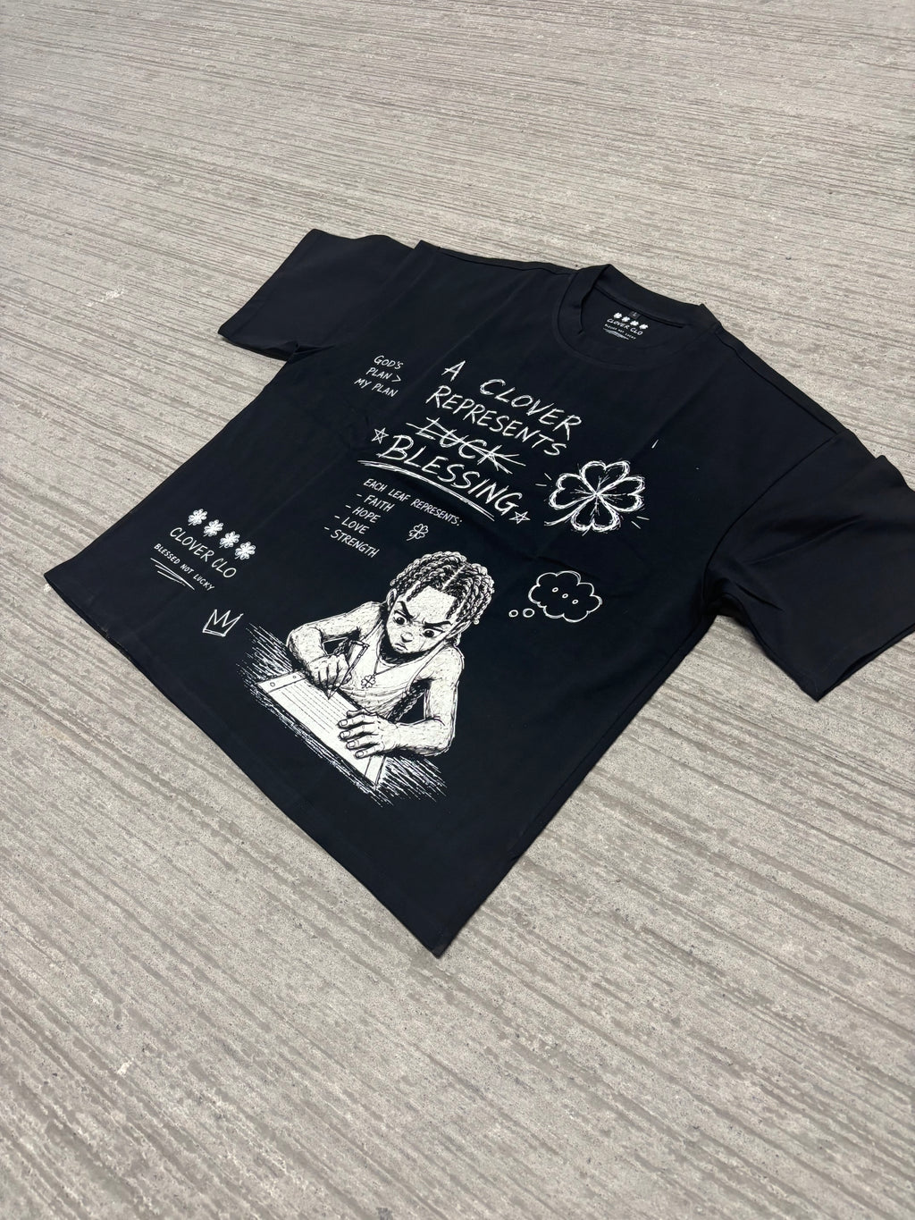 “A Clover Represents….” Graphic Tee…