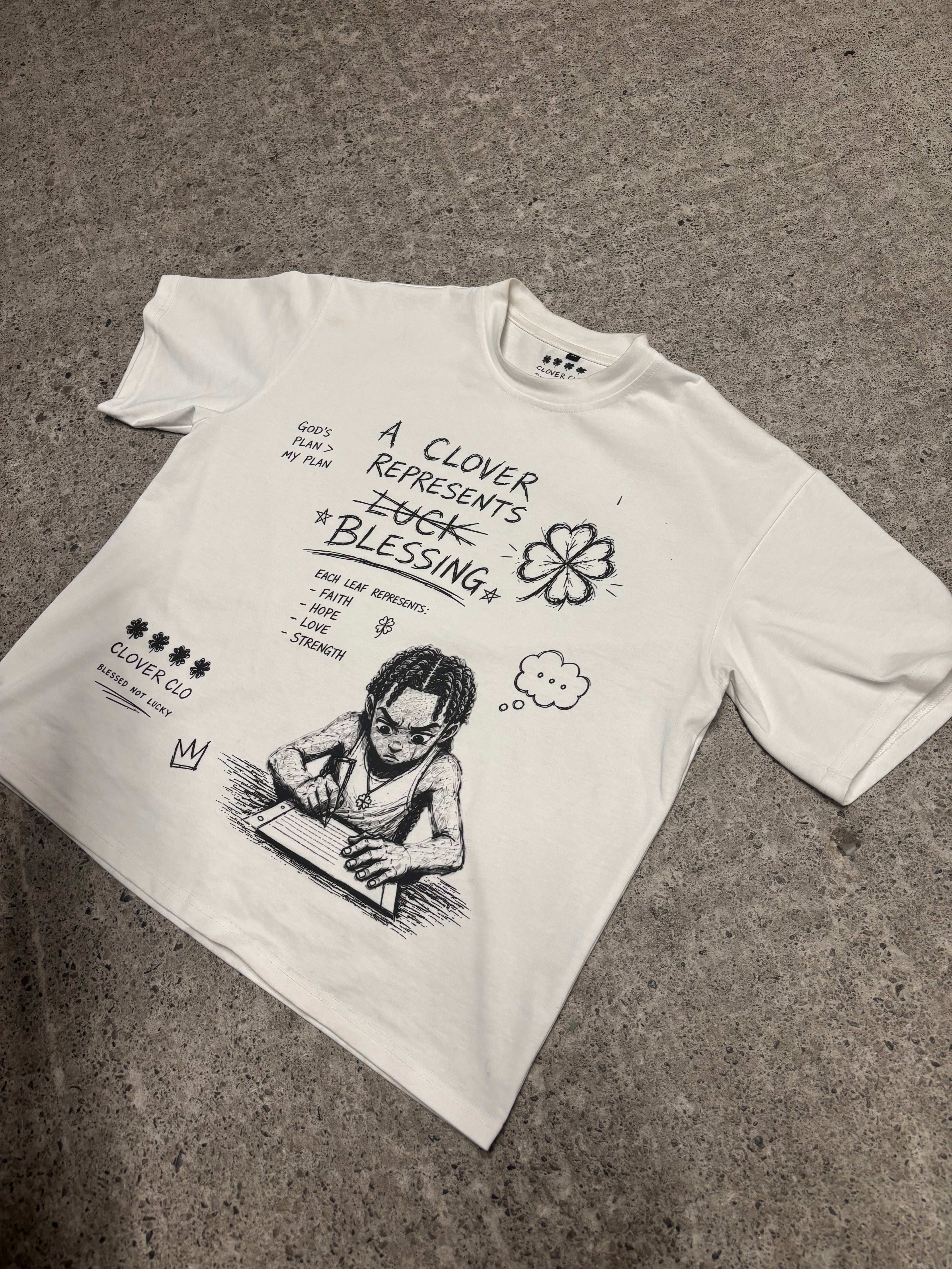 “A Clover Represents….” Graphic Tee…